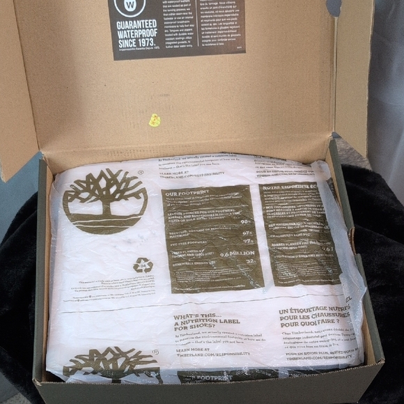 Timberland Women's Black Leather Combat Boots - Picture 15 of 15